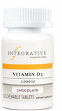 Integrative Therapeutics Vitamin D3 2000 IU supplement front view