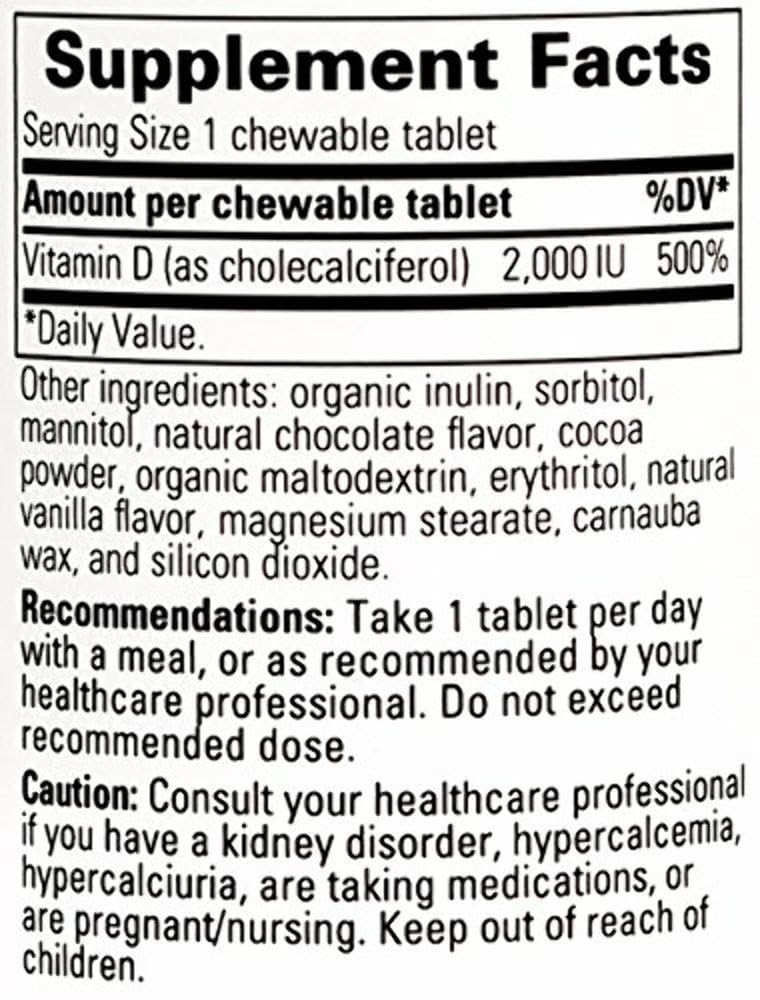 Integrative Therapeutics Vitamin D3 supplement on a wooden table
