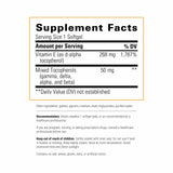 Integrative Therapeutics Vitamin E 400 IU supplement side view