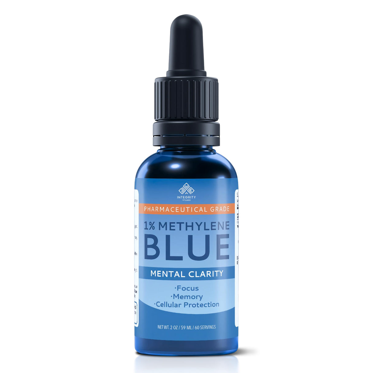 Integrity Vitamins Methylene Blue Drops 1% solution front view