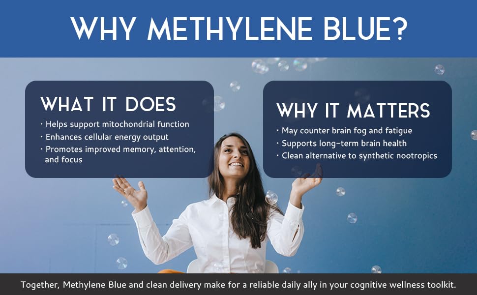 Integrity Vitamins Methylene Blue Drops label details