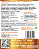 Intelligent Formula Vision Defender BP Bilberry Capsules on a wooden table