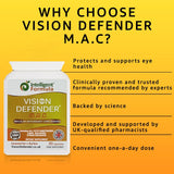 Intelligent Formula Vision Defender MAC Lutein Supplement back view