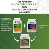 Intelligent Formula Vision Defender PLUS Eye Supplement capsule on a spoon