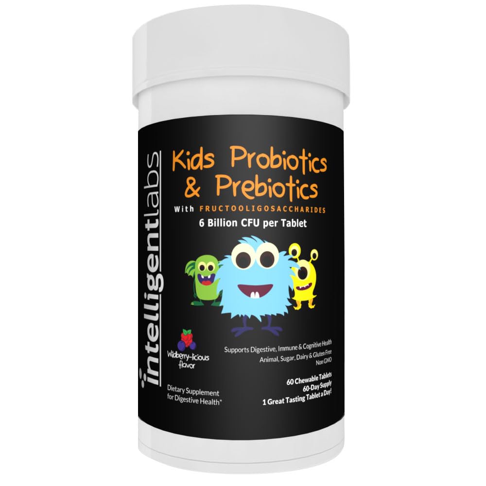 Intelligent Labs Children's Probiotics chewable tablets front view