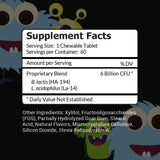 Intelligent Labs Children's Probiotics packaging side view