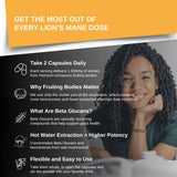 Intelligent Labs Lion’s Mane Mushroom Extract 120 Capsules with capsules displayed