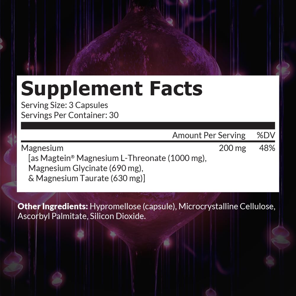 Intelligent Labs Magnesium L-Threonate Capsules side view
