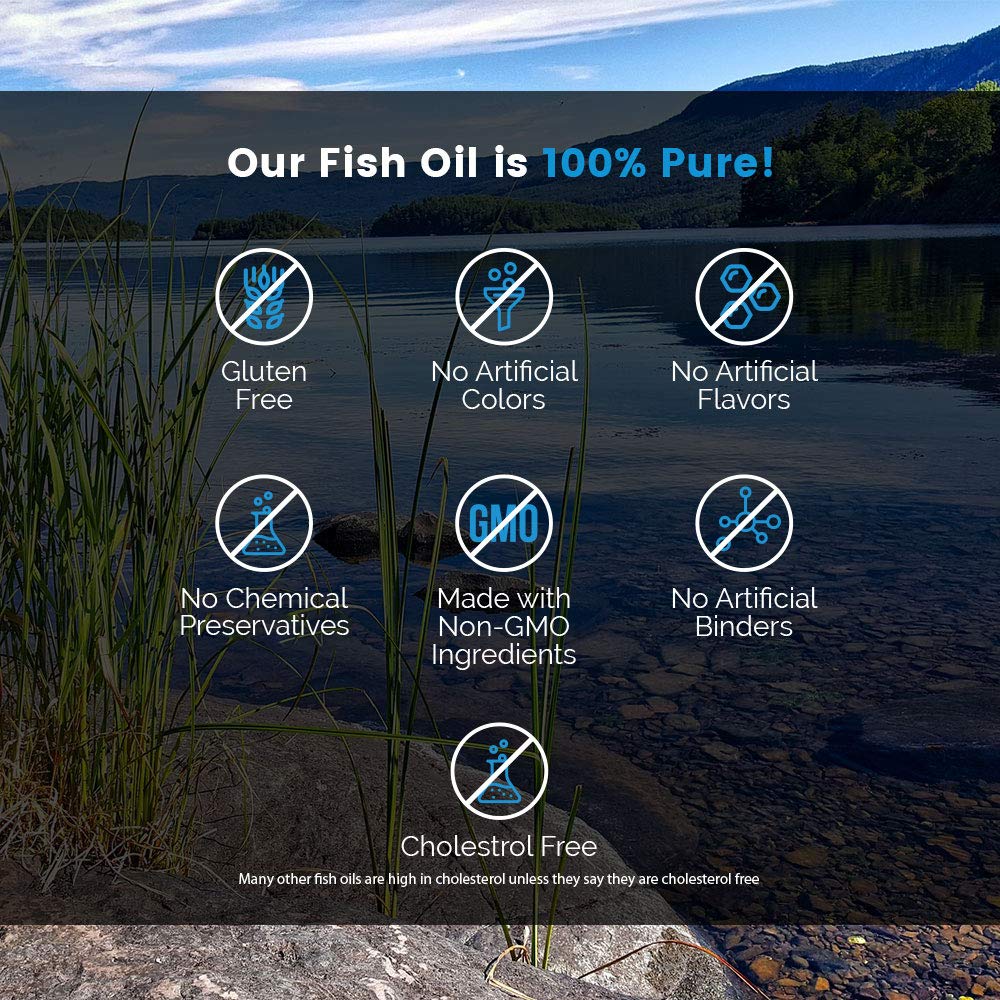 Intelligent Labs Omega 3 Fish Oil 2250mg softgels with lemon slices
