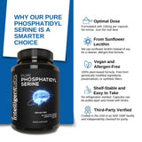 Intelligent Labs Phosphatidylserine 90 capsules side view
