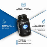 Intelligent Labs Phosphatidylserine supplement bottle back view