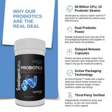 Intelligent Labs Probiotics Supplement 50 Billion CFU bottle with label