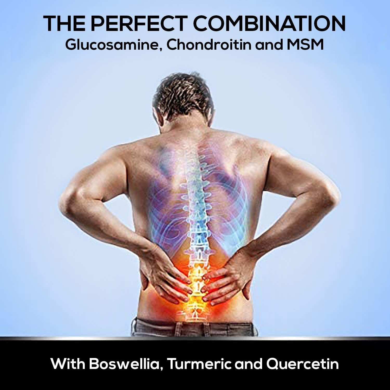 Intelligent Labs Triple Strength Glucosamine Complex capsules in hand