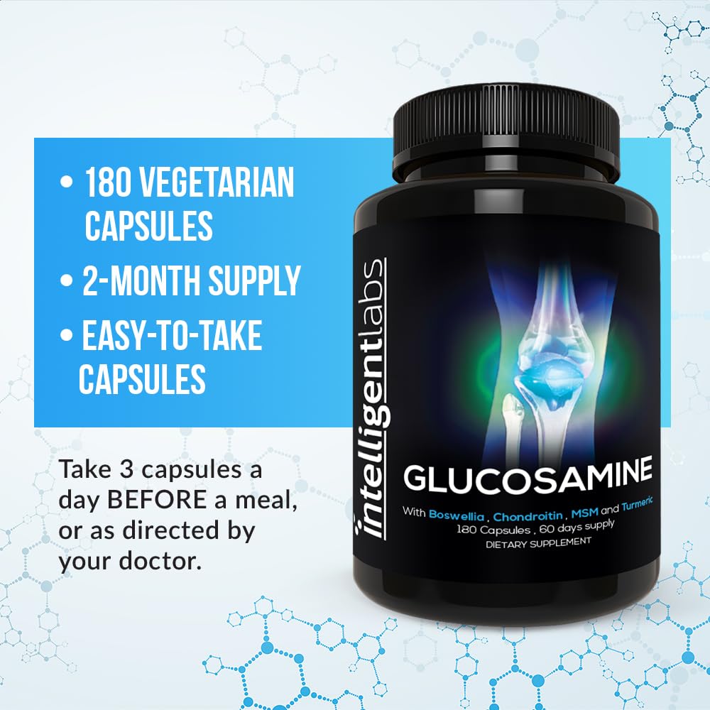 Intelligent Labs Triple Strength Glucosamine Complex nutrition label