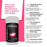 Intelligent Labs Women's Probiotic Prebiotic Supplement capsules on a table