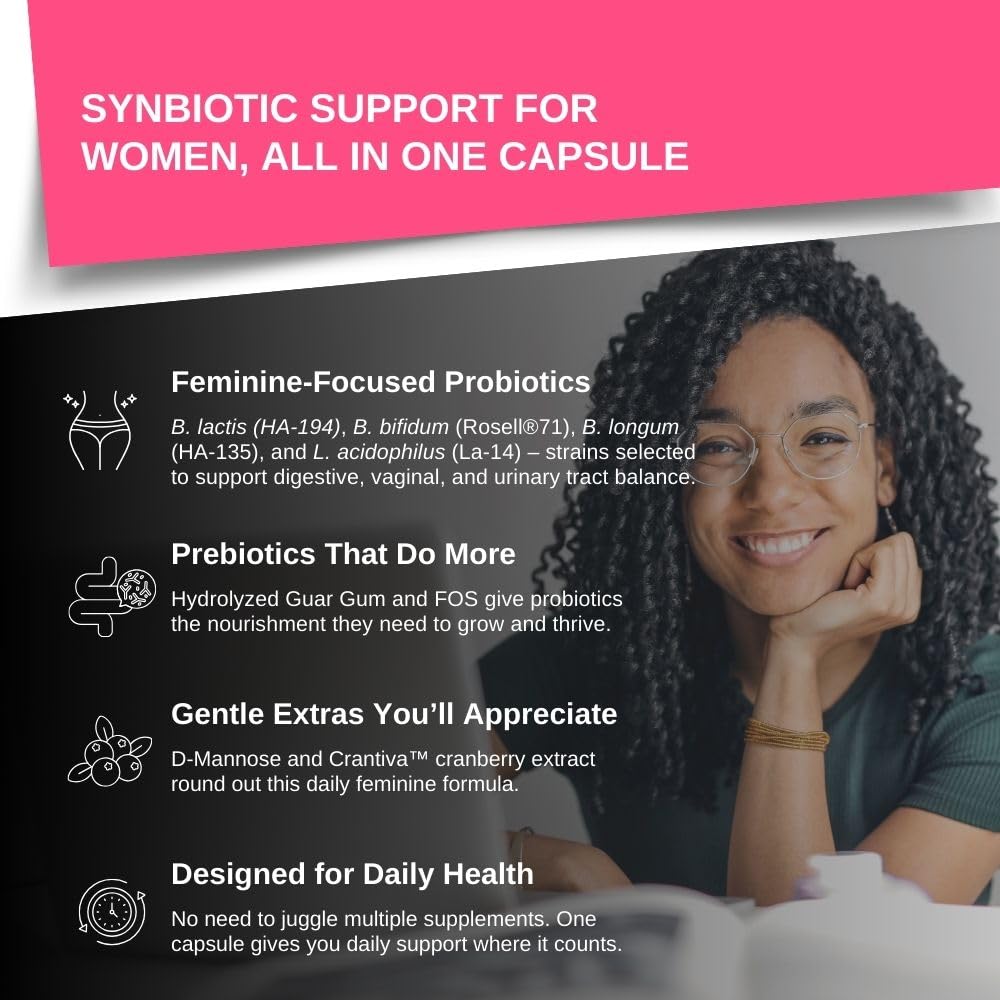 Intelligent Labs Women's Probiotic Prebiotic Supplement ingredients list
