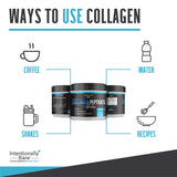 Intentionally Bare Collagen Peptides Powder packaging