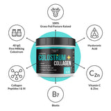 Intentionally Bare Collagen Powder mixed in a smoothie