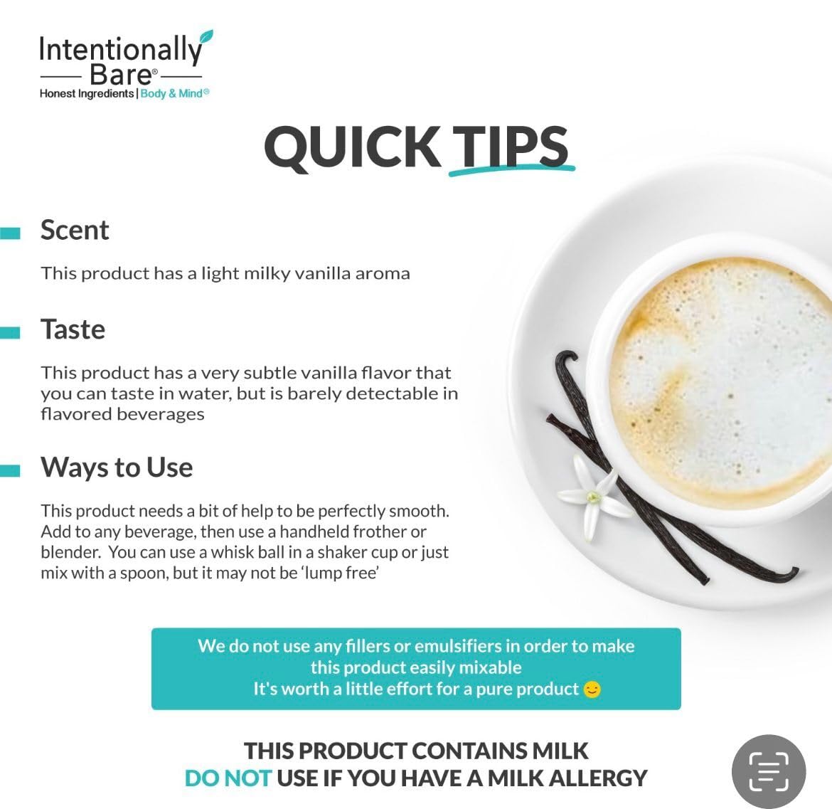 Intentionally Bare Collagen Powder on a kitchen counter