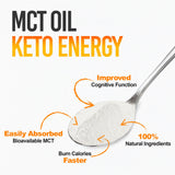 Intentionally Bare MCT Oil Powder 552g back view