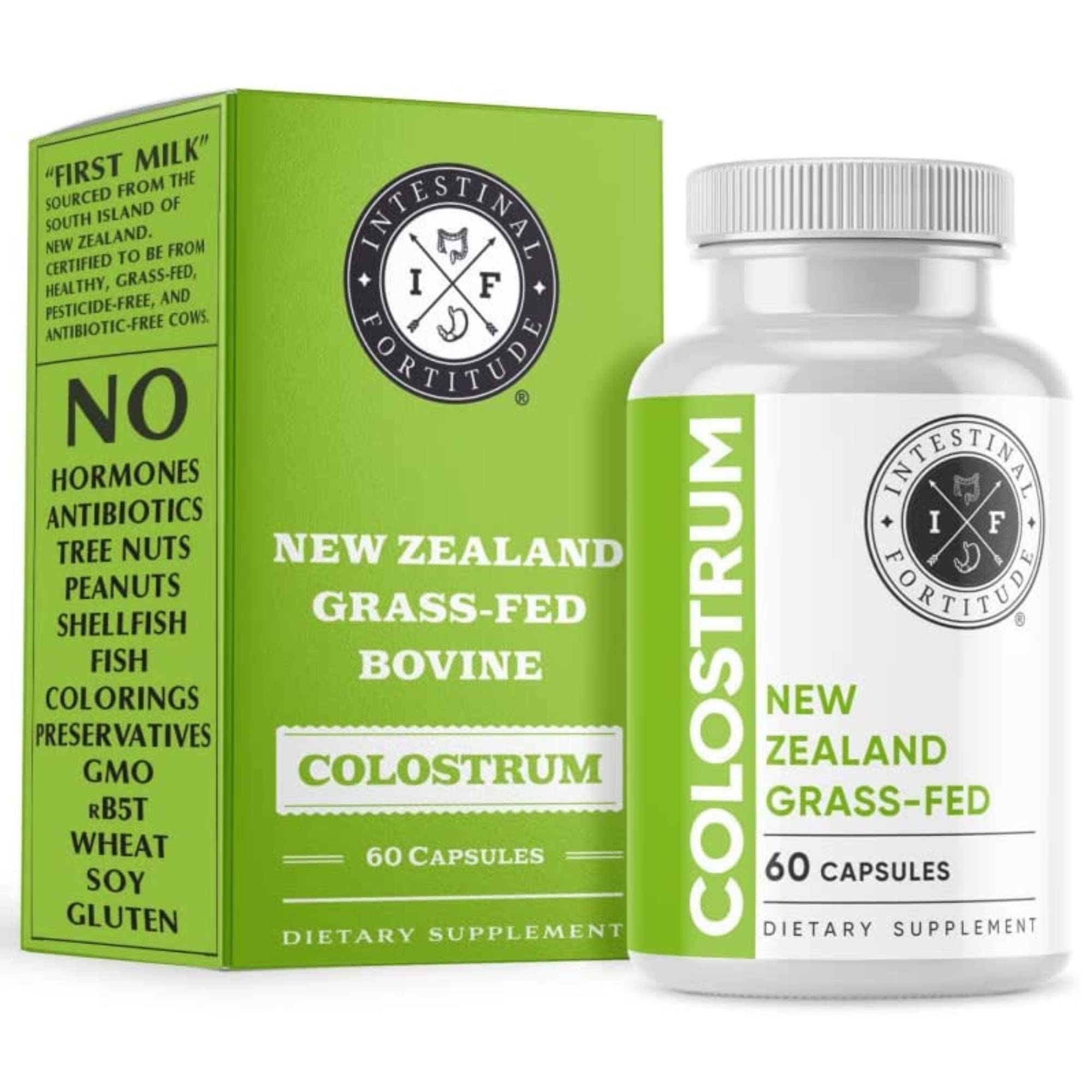 Intestinal Fortitude Colostrum Capsules 90 count front view