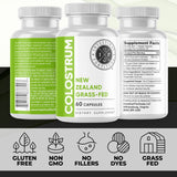Intestinal Fortitude Colostrum Capsules with dosage instructions