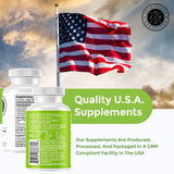 Intestinal Fortitude PREbiotic GOLD capsules in a hand