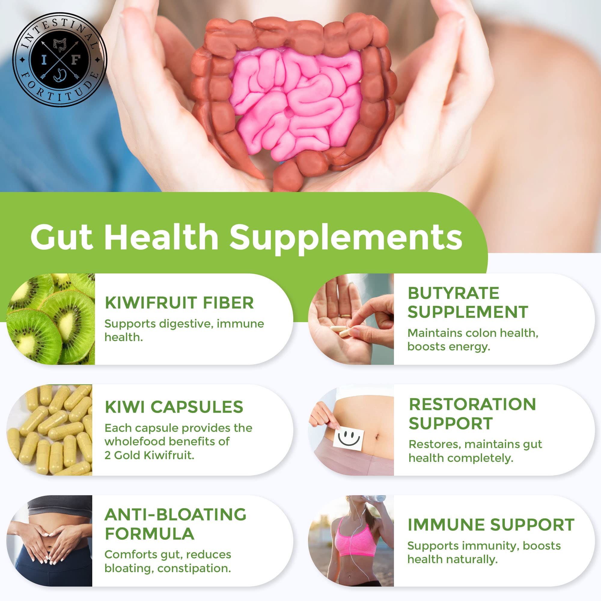 Intestinal Fortitude PREbiotic GOLD with ingredients list