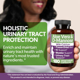 Intimate Rose Aloe Vera + D-Mannose supplement close-up of capsules
