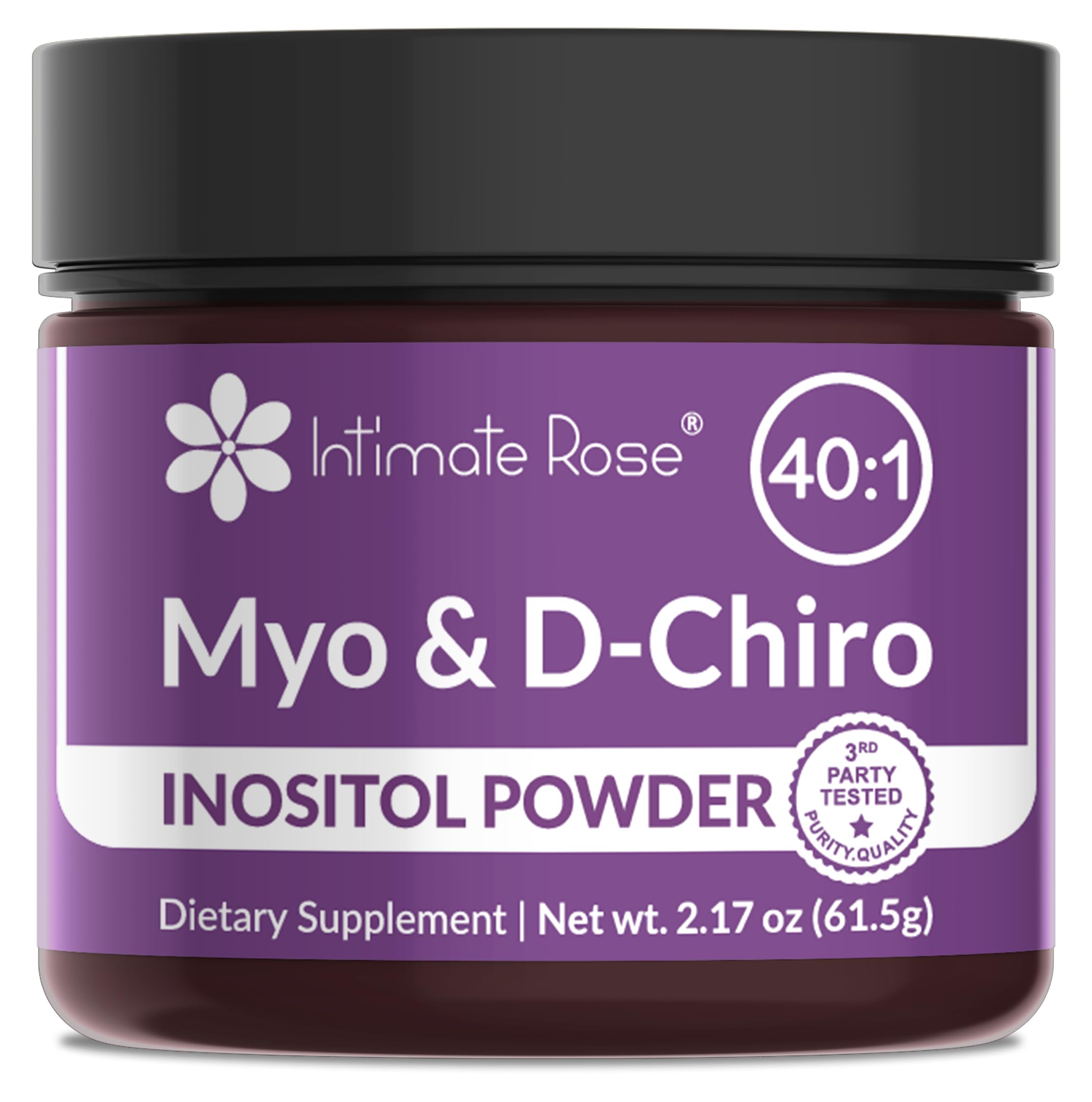 Intimate Rose B8 (Inositol) Powder front view packaging