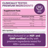 Intimate Rose Inositol Supplement packaging details