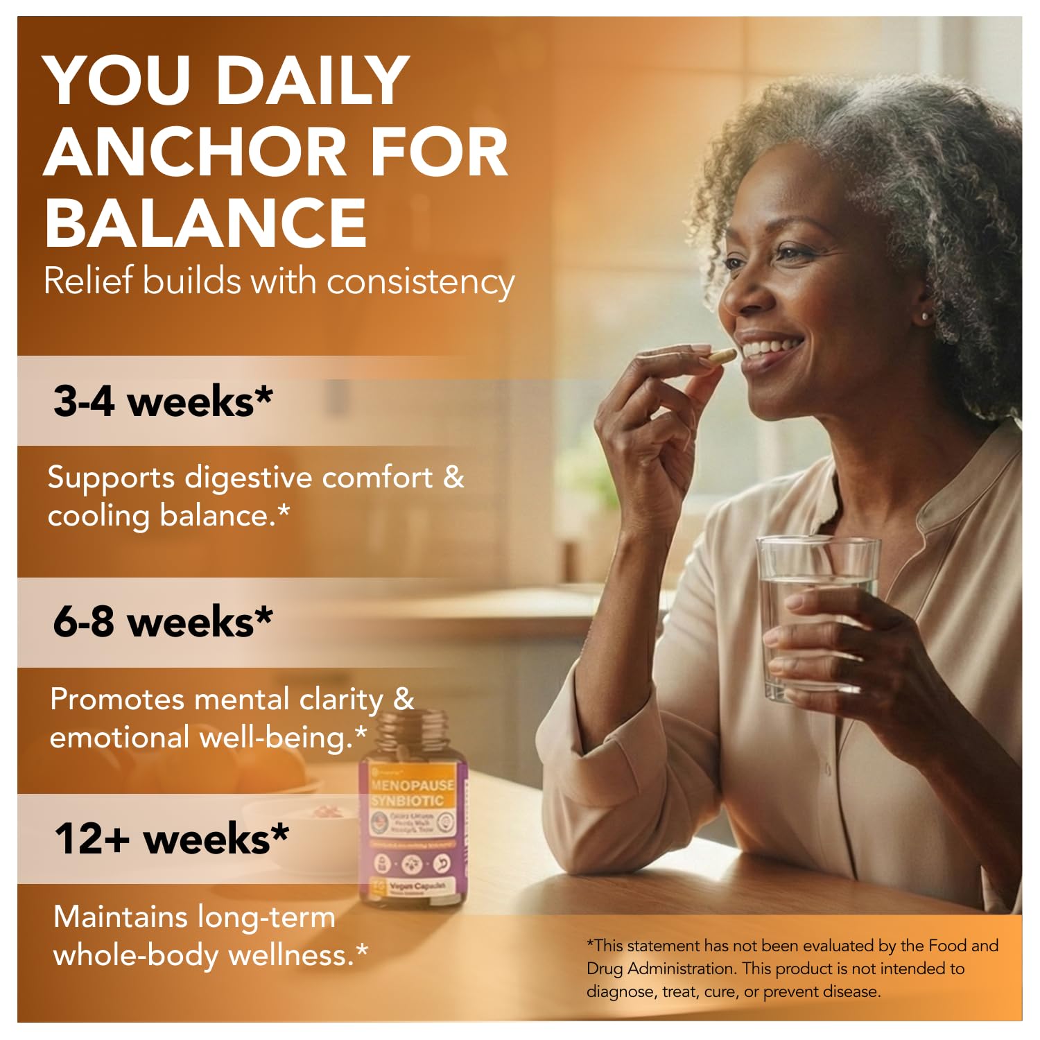 Intimate Rose Menopause Synbiotic 60 Capsules in a lifestyle setting