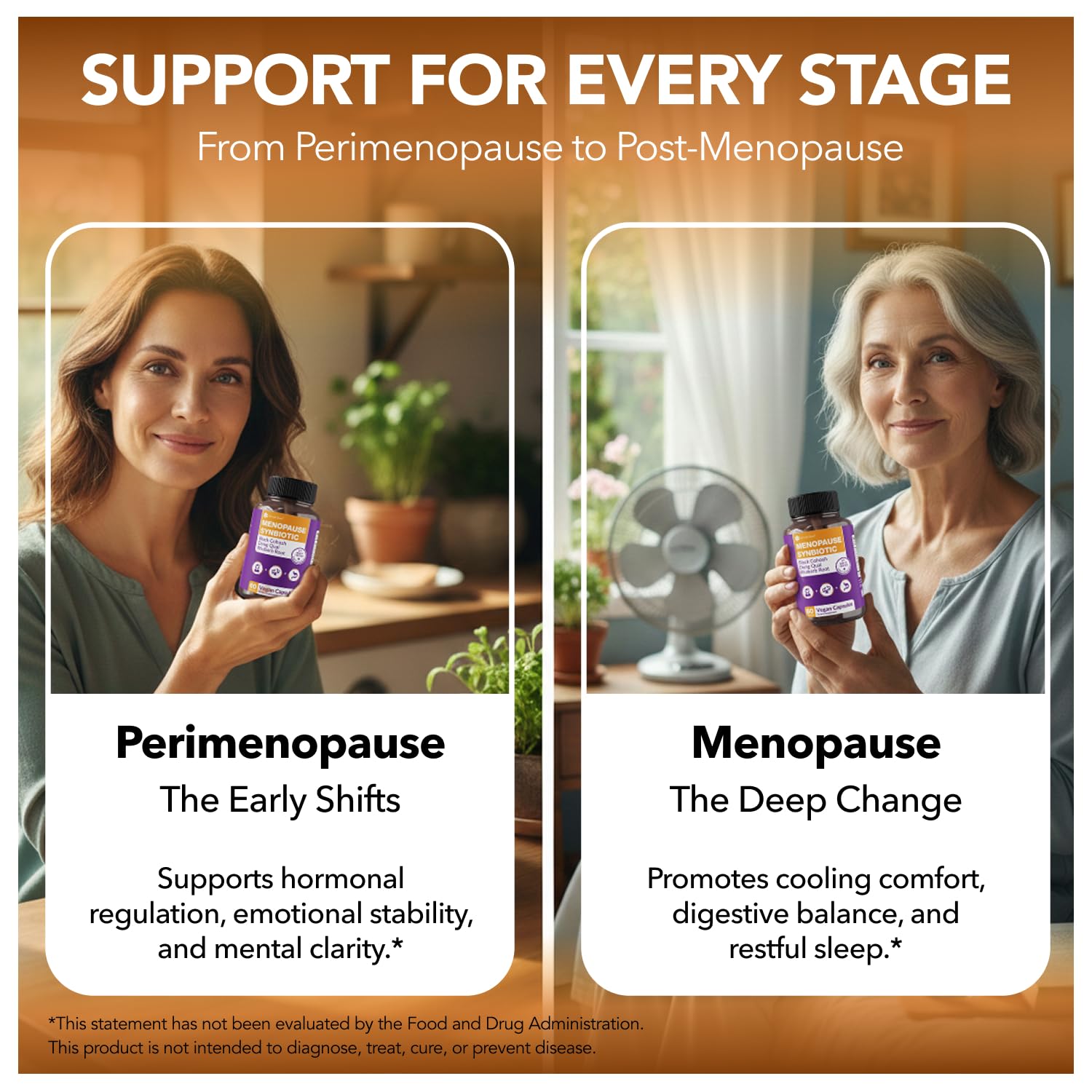 Intimate Rose Menopause Synbiotic 60 Capsules with herbal ingredients