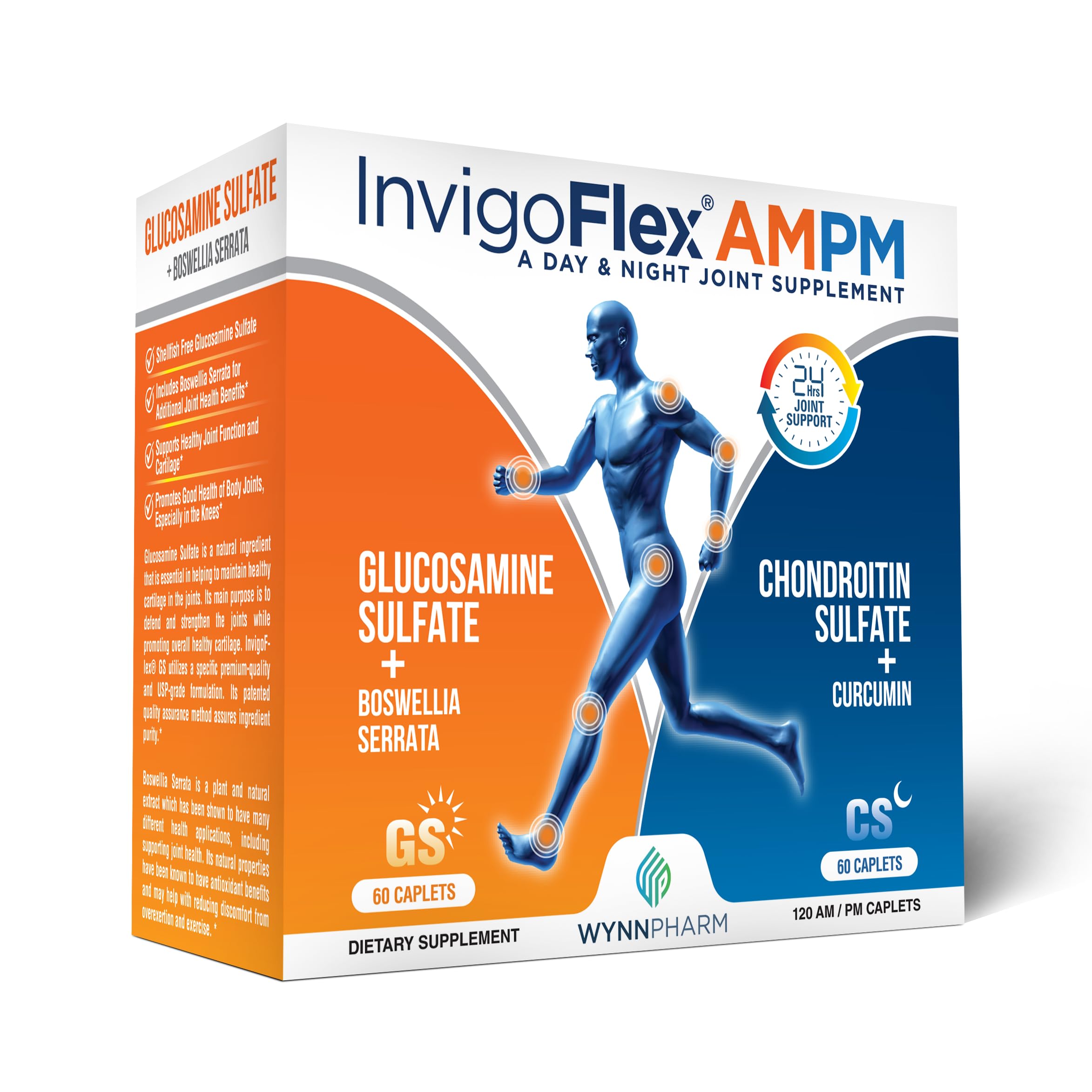 INVIGOFLEX AM/PM Chondroitin 120 Capsules front view