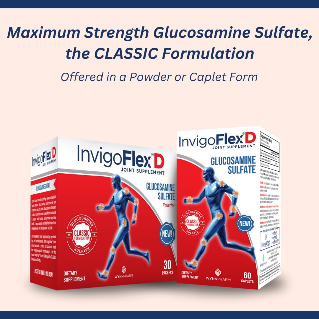 INVIGOFLEX Chondroitin Powder mixed in a glass of water