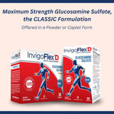 INVIGOFLEX Chondroitin Powder mixed in a glass of water