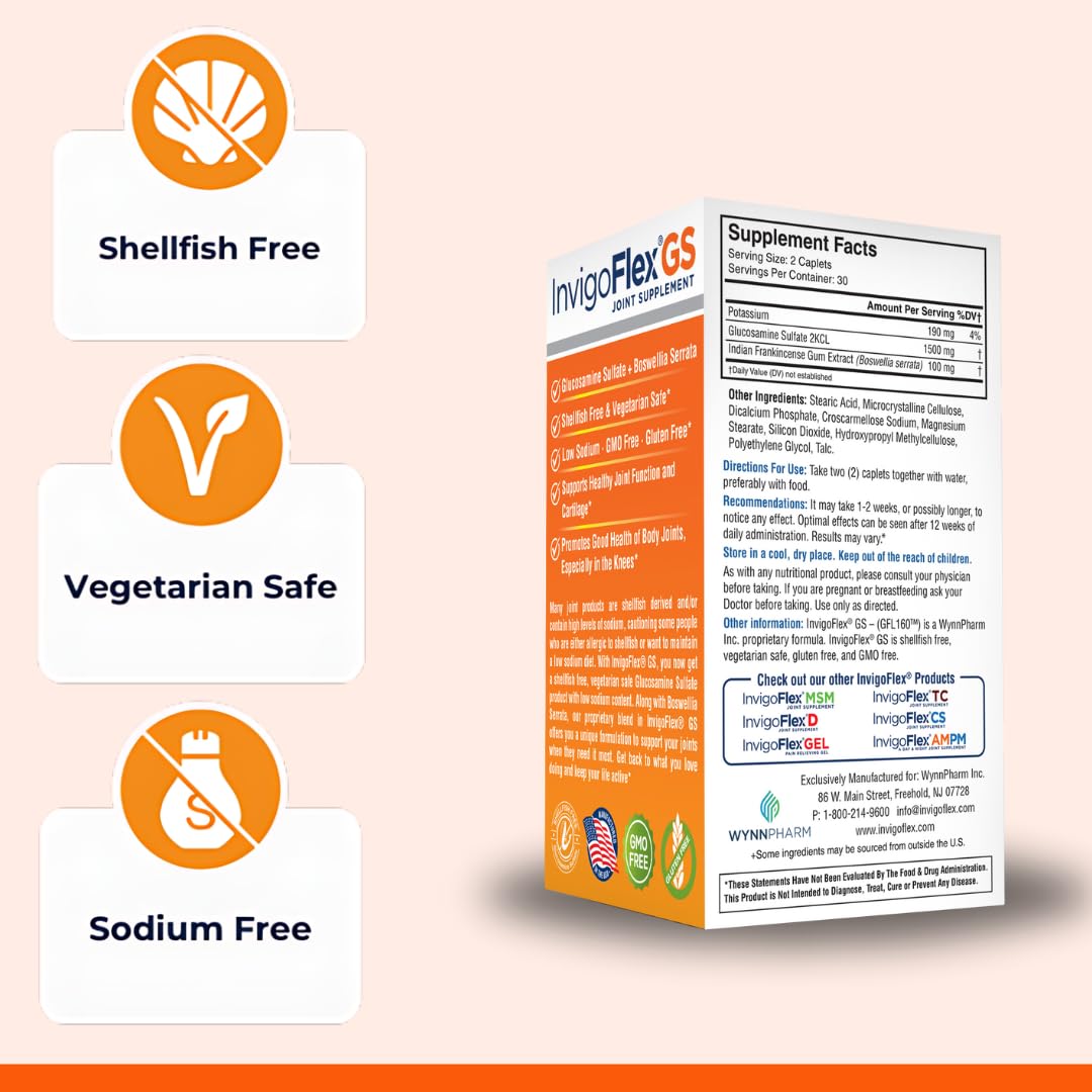 InvigoFlex Chondroitin Supplement 100g packaging