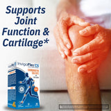 INVIGOFLEX Premium Joint Support Supplement capsules on a wooden table