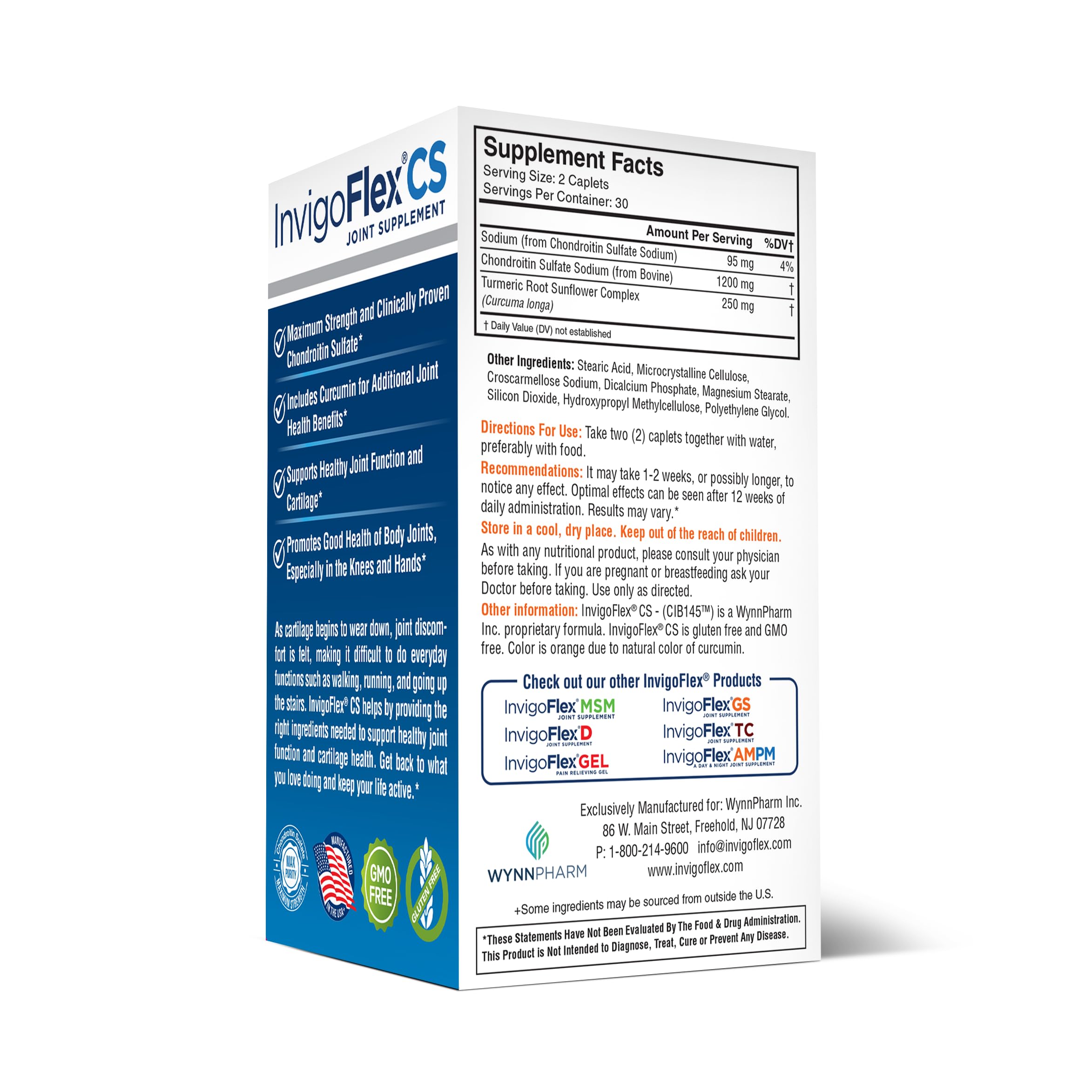 INVIGOFLEX Premium Joint Support Supplement with measuring spoon
