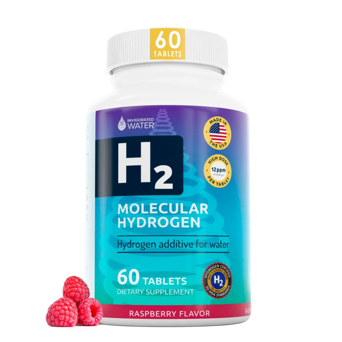 Invigorated Water hydrogen water tablets front view