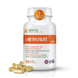 INVITA L-Methylfolate 7.5mg 90 capsules front view