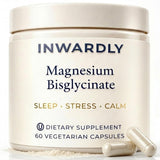 inwardly Magnesium Glycinate 500mg supplement front view