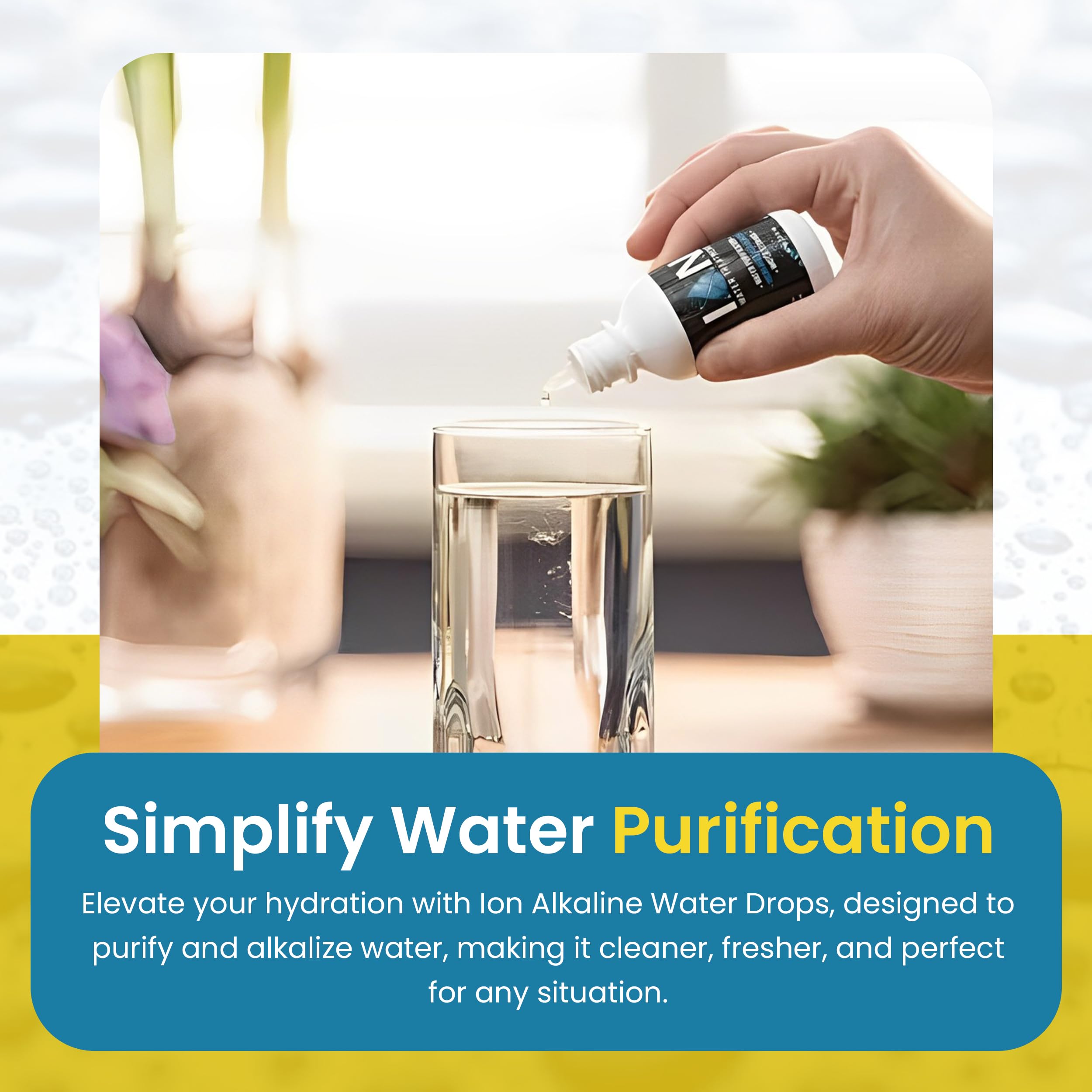 Ion Alkaline Water Drops packaging details