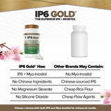 IP6 Gold Inositol Supplement 130g capsule close-up