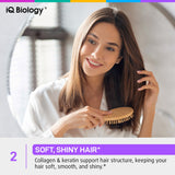 IQ BIOLOGY Biotin and Collagen Drops 150g with natural berry flavour
