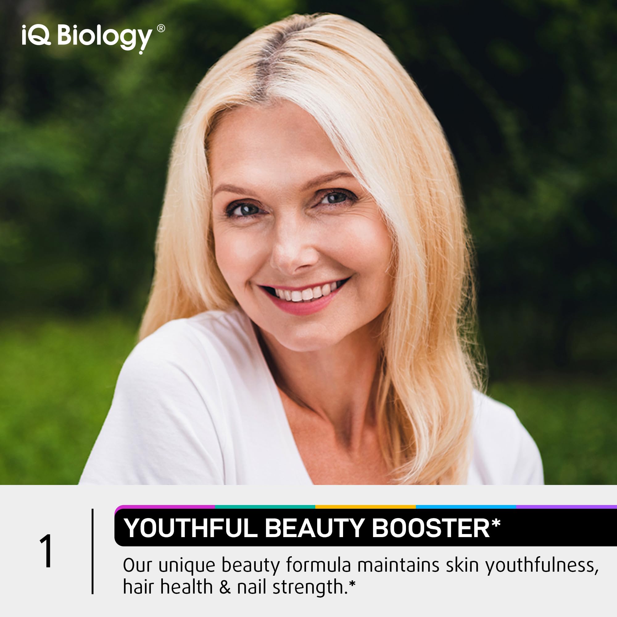 IQ BIOLOGY Biotin capsules with ingredients list