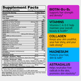 IQ BIOLOGY Hair Growth Gummies showing gummy texture
