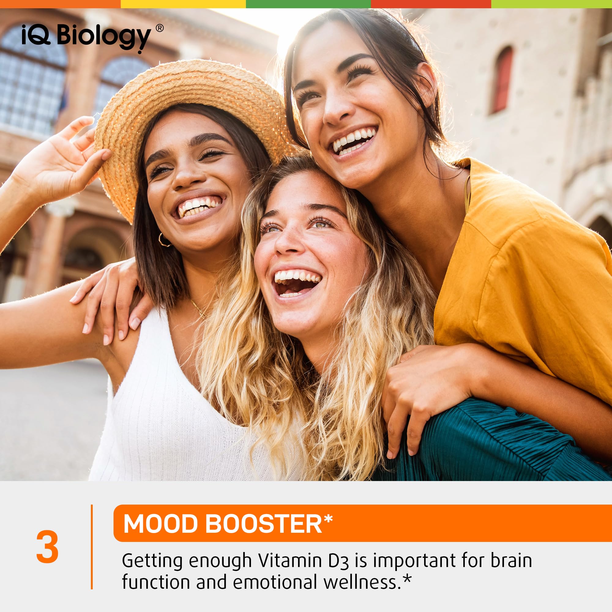 IQ BIOLOGY Liquid Vitamin D3 10000 IU lifestyle shot with family