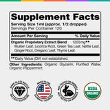 IQ BIOLOGY Mullein Leaf Extract 281g bottle with label