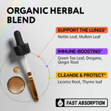 IQ BIOLOGY Mullein Leaf Extract 281g ingredients close-up